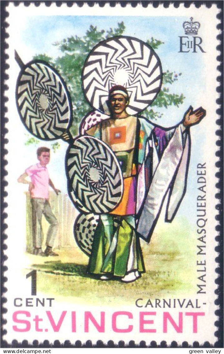 924 St Vincent Carnaval Carnival Costumes Masquerade MNH ** Neuf SC (VIN-19a) - St.Vincent (1979-...)