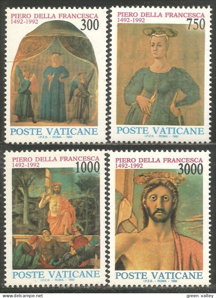 922 Vatican Tableaux Della Francesca Paintings MNH ** Neuf SC (VAT-151) - Unused Stamps
