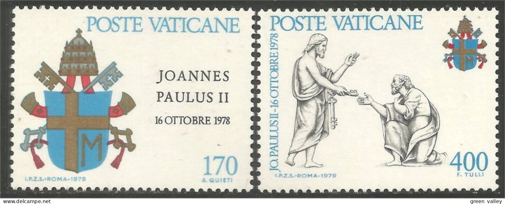 922 Vatican Armoiries Jean Paul II John Paul Coat Arms MNH ** Neuf SC (VAT-130) - Stamps