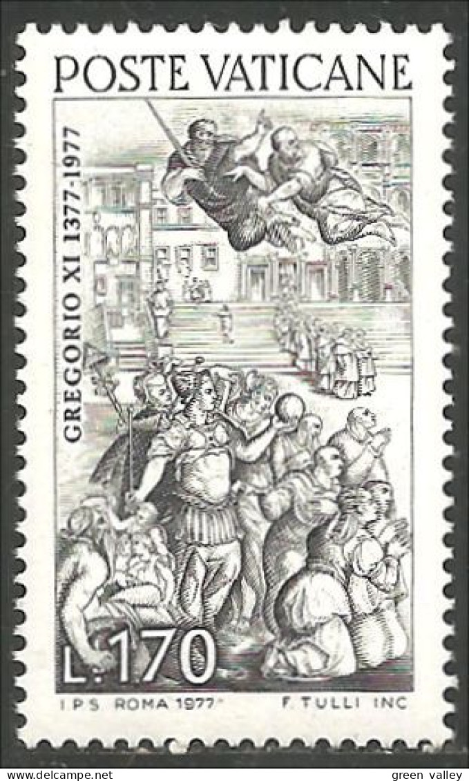 922 Vatican 1977 St Pierre Peter Paul Fresco Vasari MNH ** Neuf SC (VAT-111) - Ungebraucht