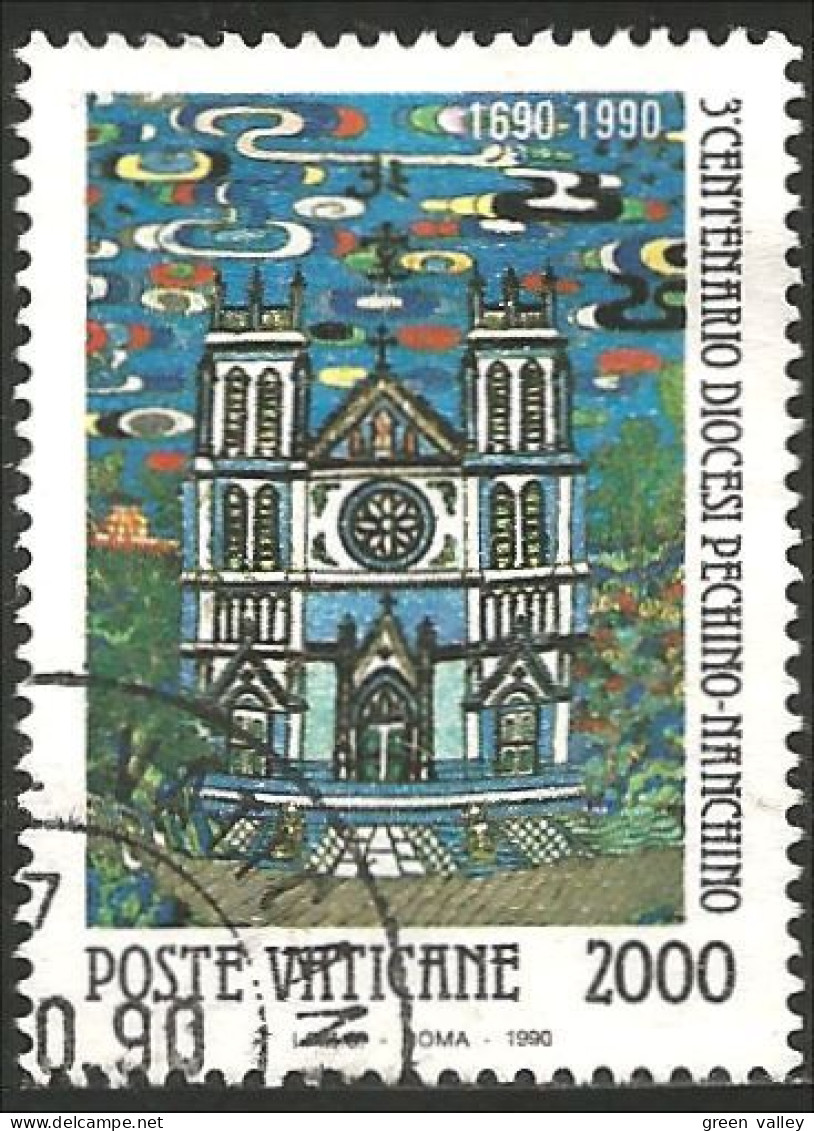 922 Vatican 1990 2000 L Eglise Pékin Beinjing Cathedral (VAT-92) - Used Stamps