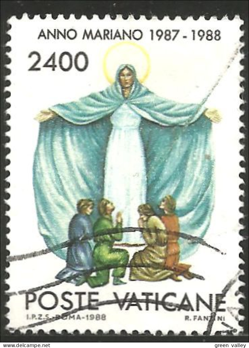 922 Vatican 1988 2400 L Année Maie Marian Year Anno Mariano (VAT-80) - Gebruikt