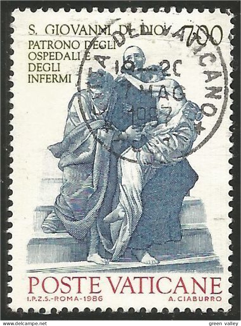 922 Vatican 1986 St Jean De Dieu Invalides St John God (VAT-59) - Used Stamps