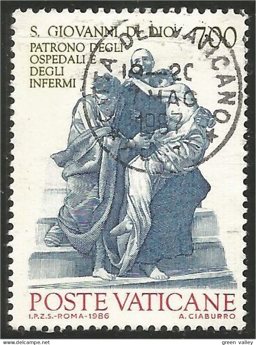 922 Vatican 1986 St Jean De Dieu Invalides St John God (VAT-59) - Usati