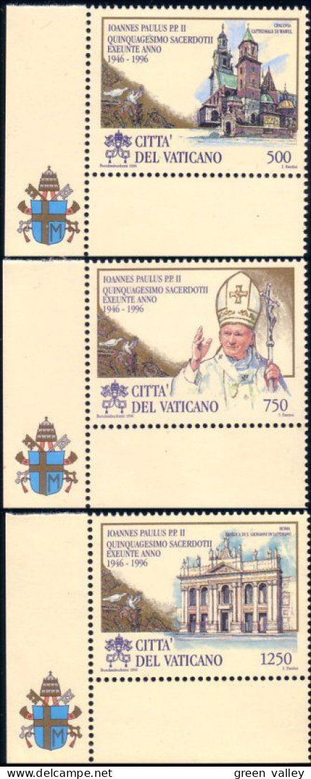 922 Vatican Coat Of Arms Armoiries Jean-Paul II MNH ** Neuf SC (VAT-36) - Briefmarken