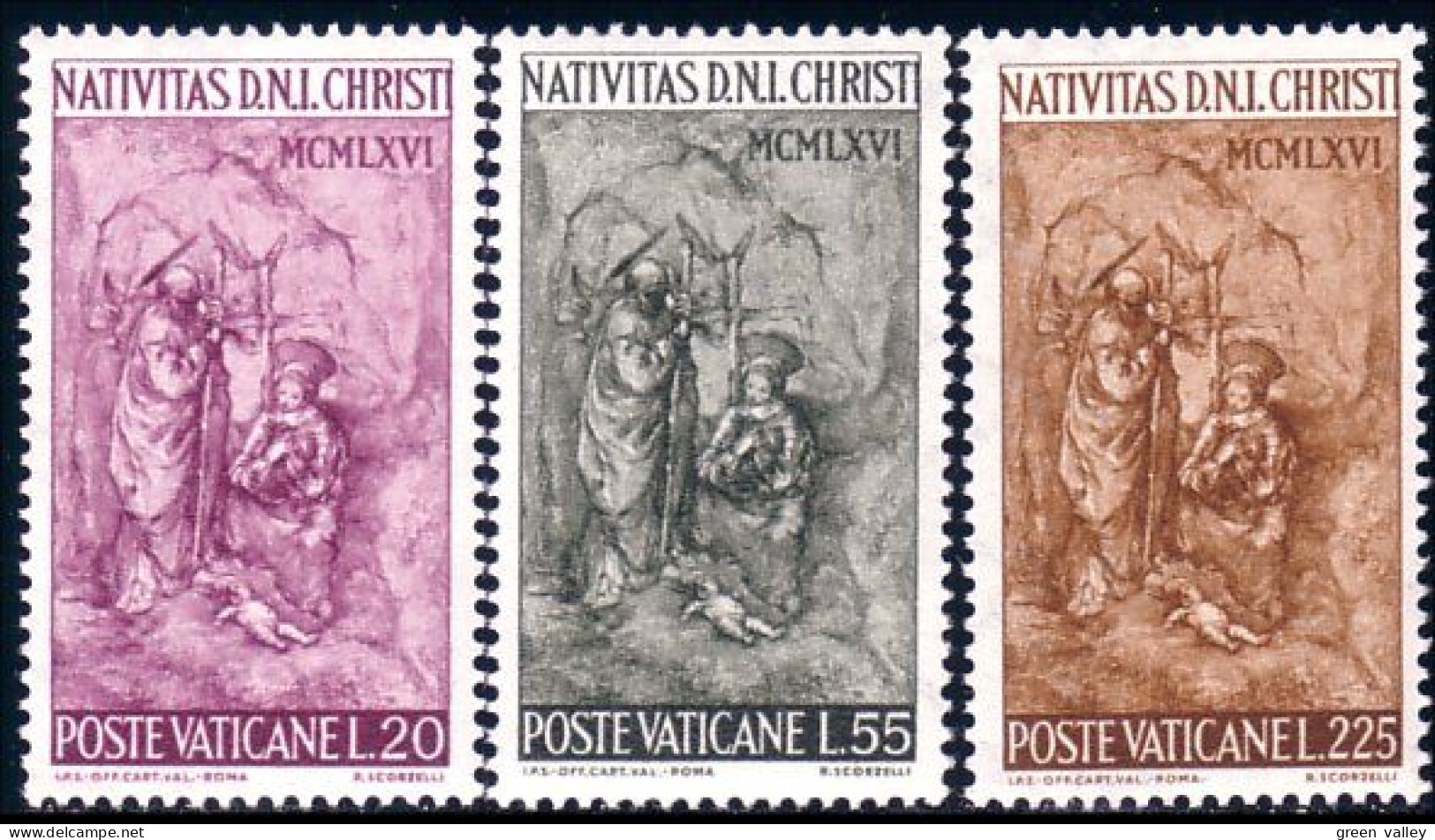 922 Vatican Christmas Noel 1966 MNH ** Neuf SC (VAT-14a) - Neufs