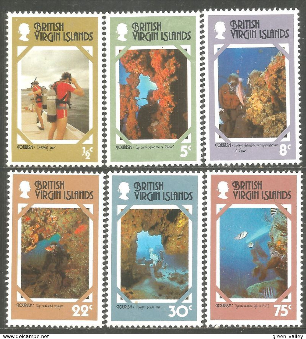 934 British Virgin Islands Tourisme Plongée Snorkeling Corail Coral MNH ** Neuf SC (VIR-49a) - Altri & Non Classificati