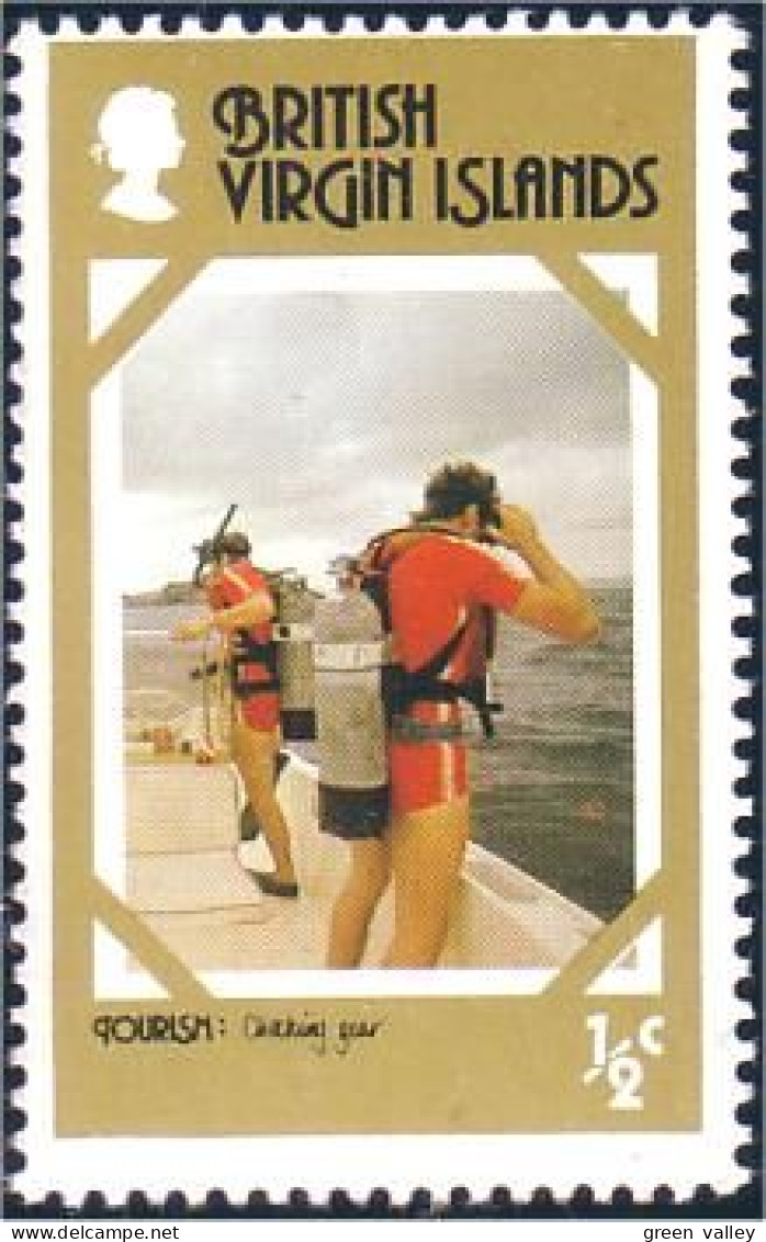 934 British Virgin Islands Diving Plongeurs Divers MNH ** Neuf SC (VIR-2b) - Diving