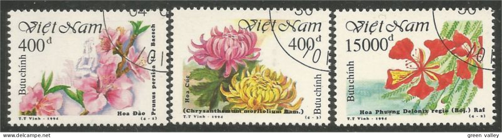 930 Vietnam Fleurs Flowers Blume (VIE-377) - Vietnam