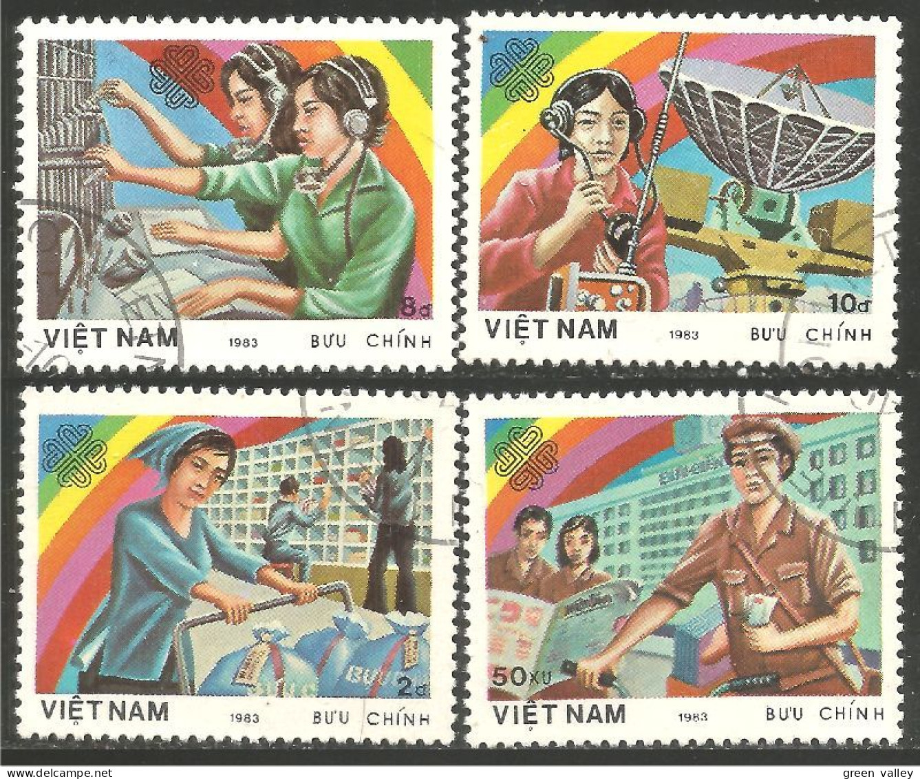 930 Vietnam Année Communication Year Radio Telephone Post MNH ** Neuf SC (VIE-330) - Telecom