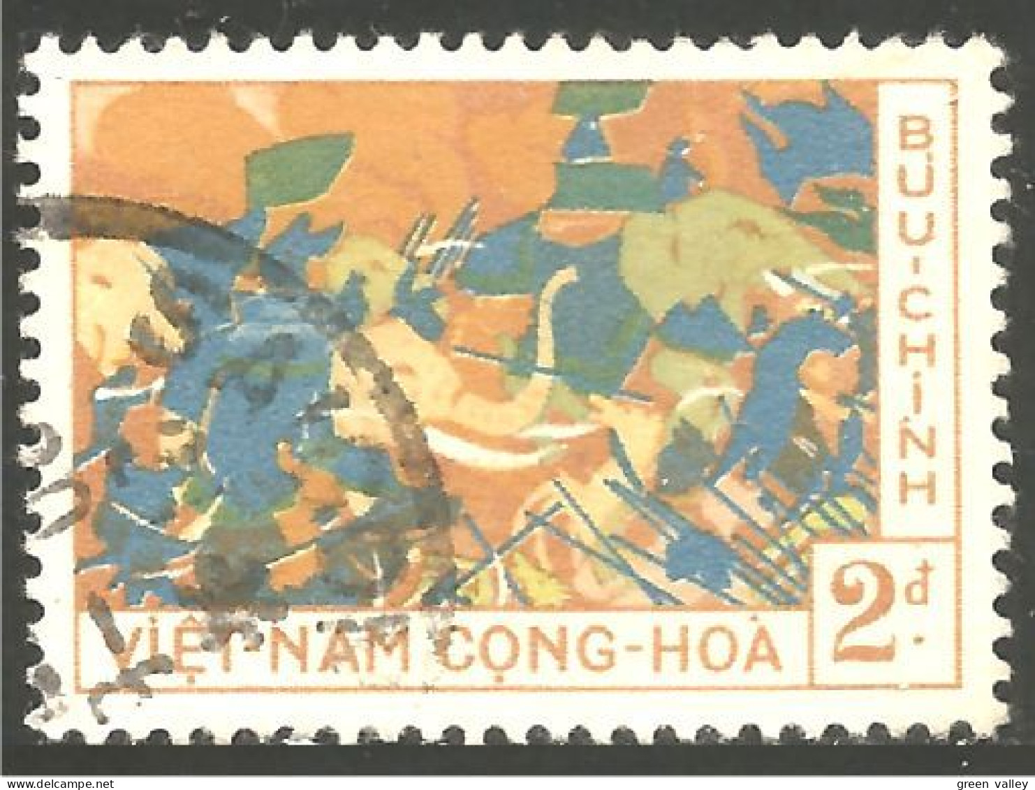 930 Vietnam Soeurs Trung Sisters Elephant (VIE-326) - Vietnam