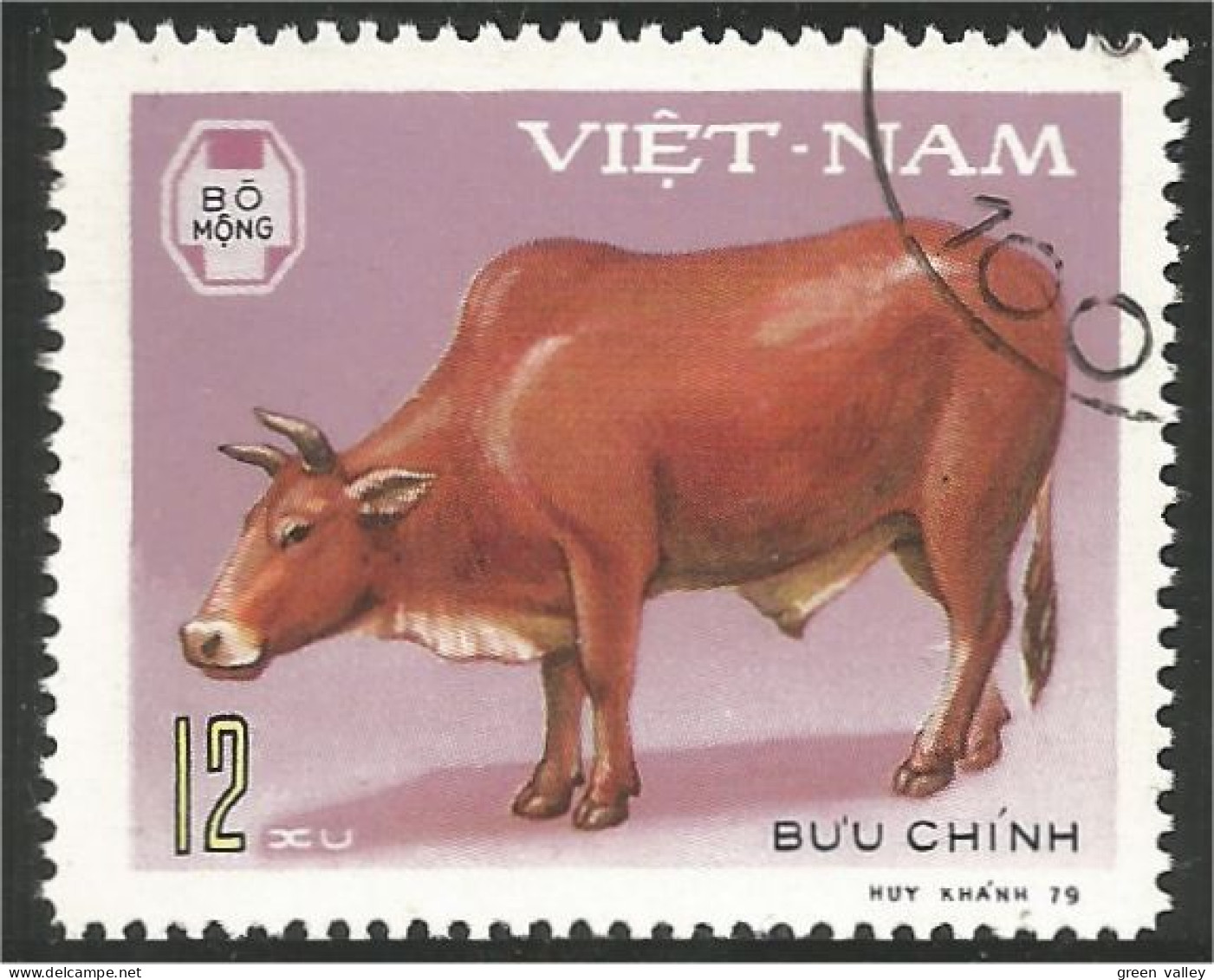 930 Vietnam Boeuf Bull Cow Vache Kuh (VIE-139) - Boerderij
