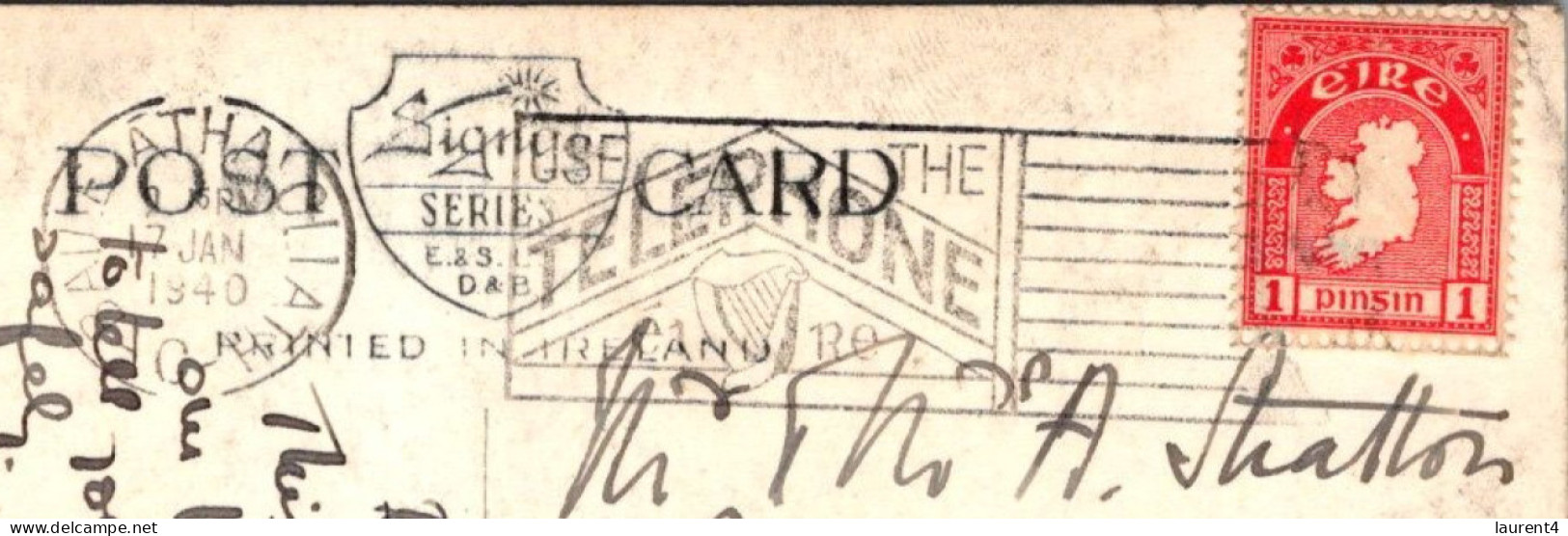 4-4-2024 (1 Z 1) Ireland (posted From  Ireland To Sussex In 1940) Dublin - Bank Of Ireland (b/w) - Banques