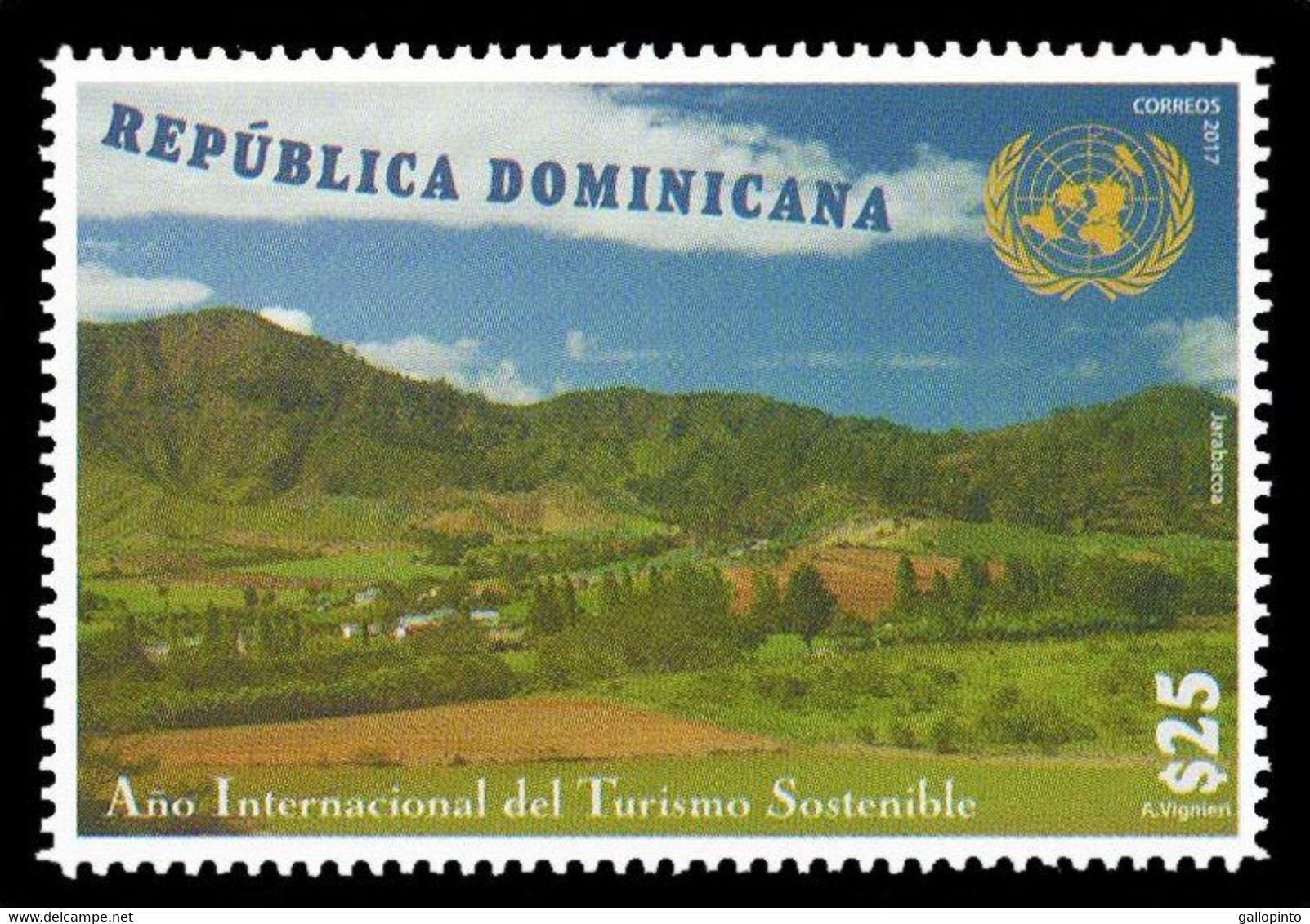 DOMINICAN REPUBLIC INTL YEAR Of TOURISM Sc 1622 MNH 2017 - República Dominicana