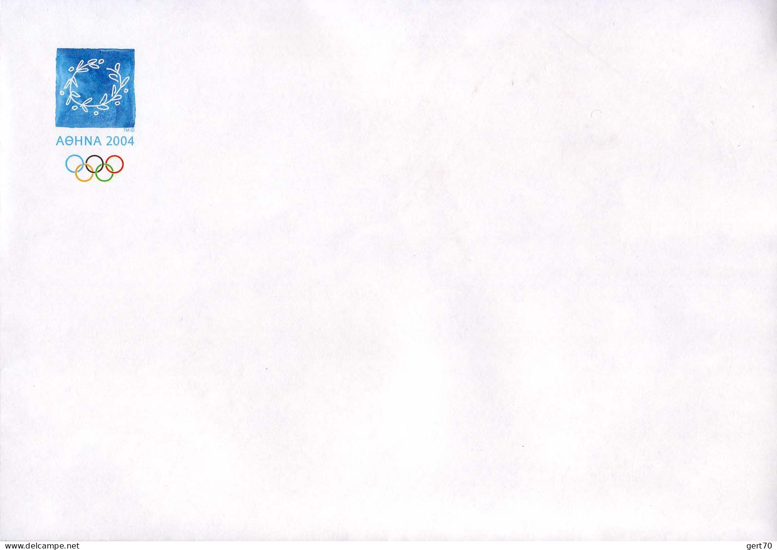 Greece / Grèce 2004, Mint Cover / Enveloppe Vierge / Athens Organizing Committee / 2004 Olympic Games - Ete 2004: Athènes