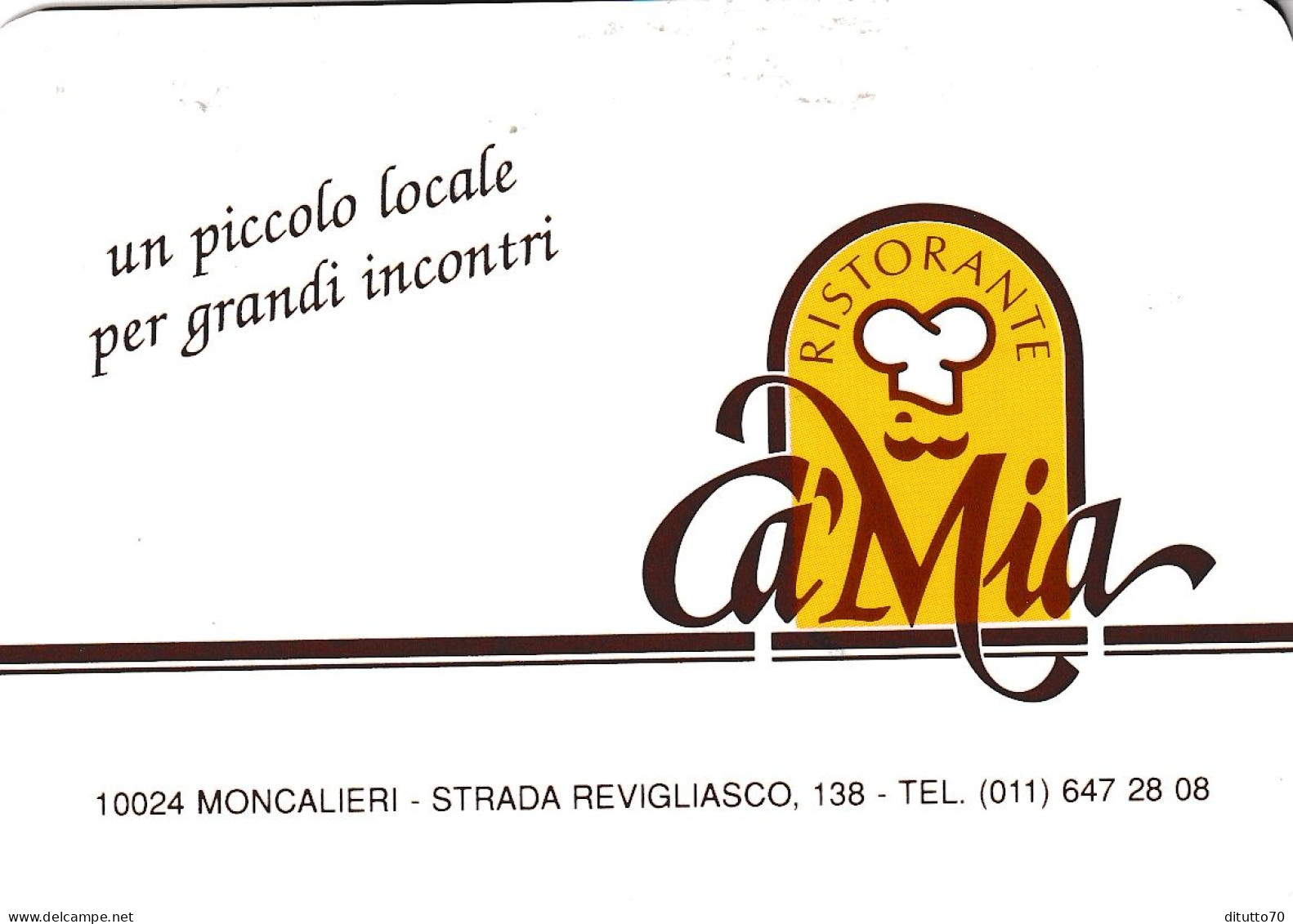 Calendarietto - CA' MIA - Ristorante - Mocalieri - Anno 1994 - Petit Format : 1991-00