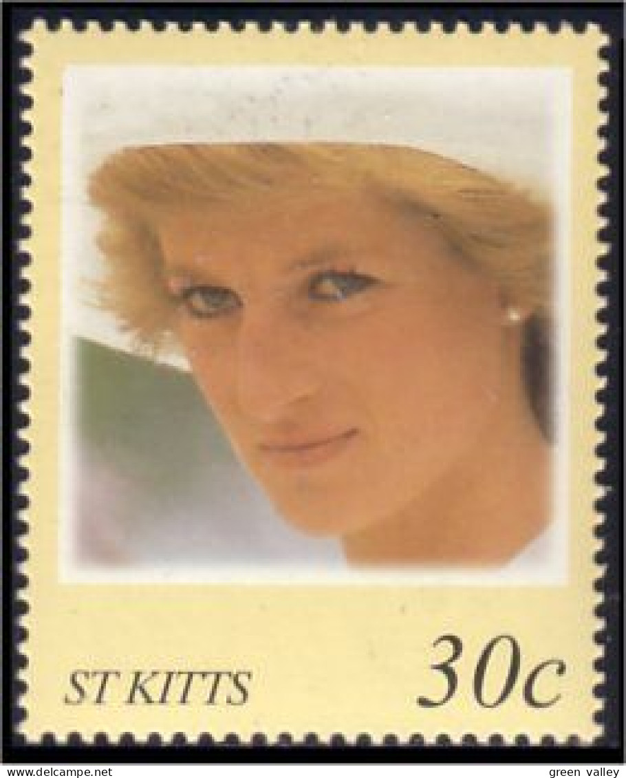 546 Saint Kitts Lady Di Diana MNH ** Neuf SC (KIT-7a) - St.Kitts Und Nevis ( 1983-...)