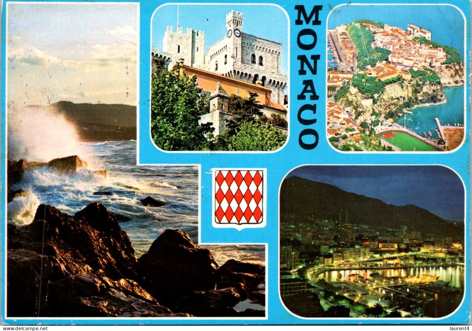 4-4-2024 (1 Z 20 Monaco (posted To France 1978) 4 Views  (with Stadium) - Estadios