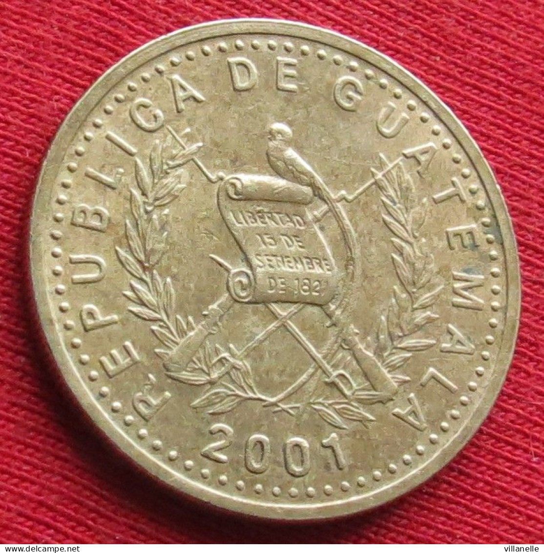 Guatemala 50 Centavos 2001 KM# 283 Lt 824 - Guatemala