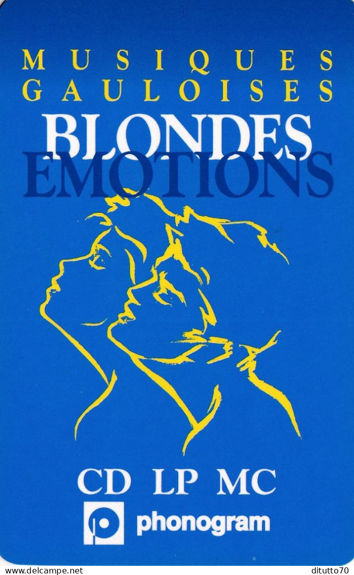 Calendarietto - Musiques Gauloises - Blondes Emotions - Anno 1994 - Petit Format : 1991-00