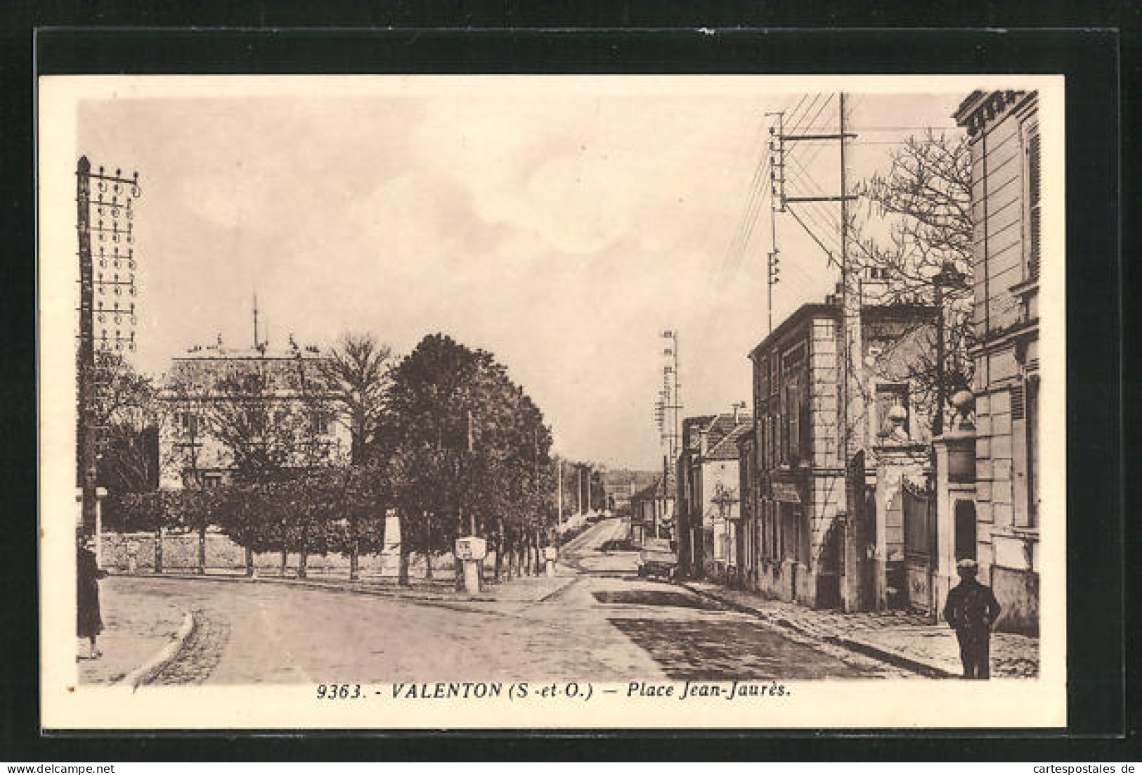 CPA Valenton, Place Jean-Jaures  - Valenton
