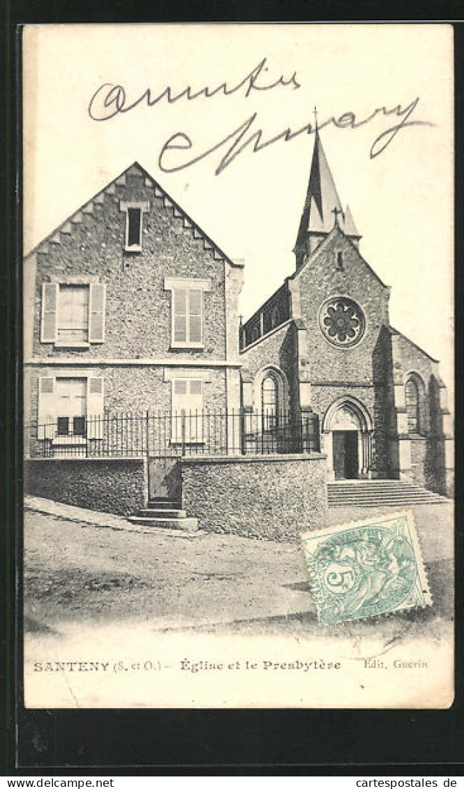 CPA Santeny, Eglise Et Le Presbytere  - Santeny