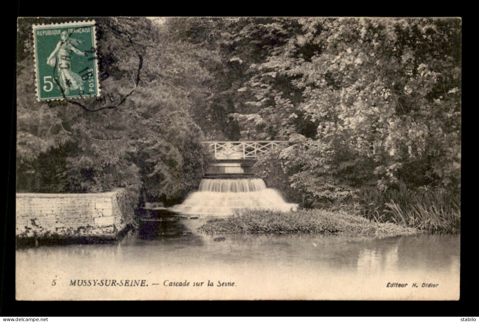 10 - MUSSY-SUR-SEINE - CASCADE SUR LA SEINE - Mussy-sur-Seine