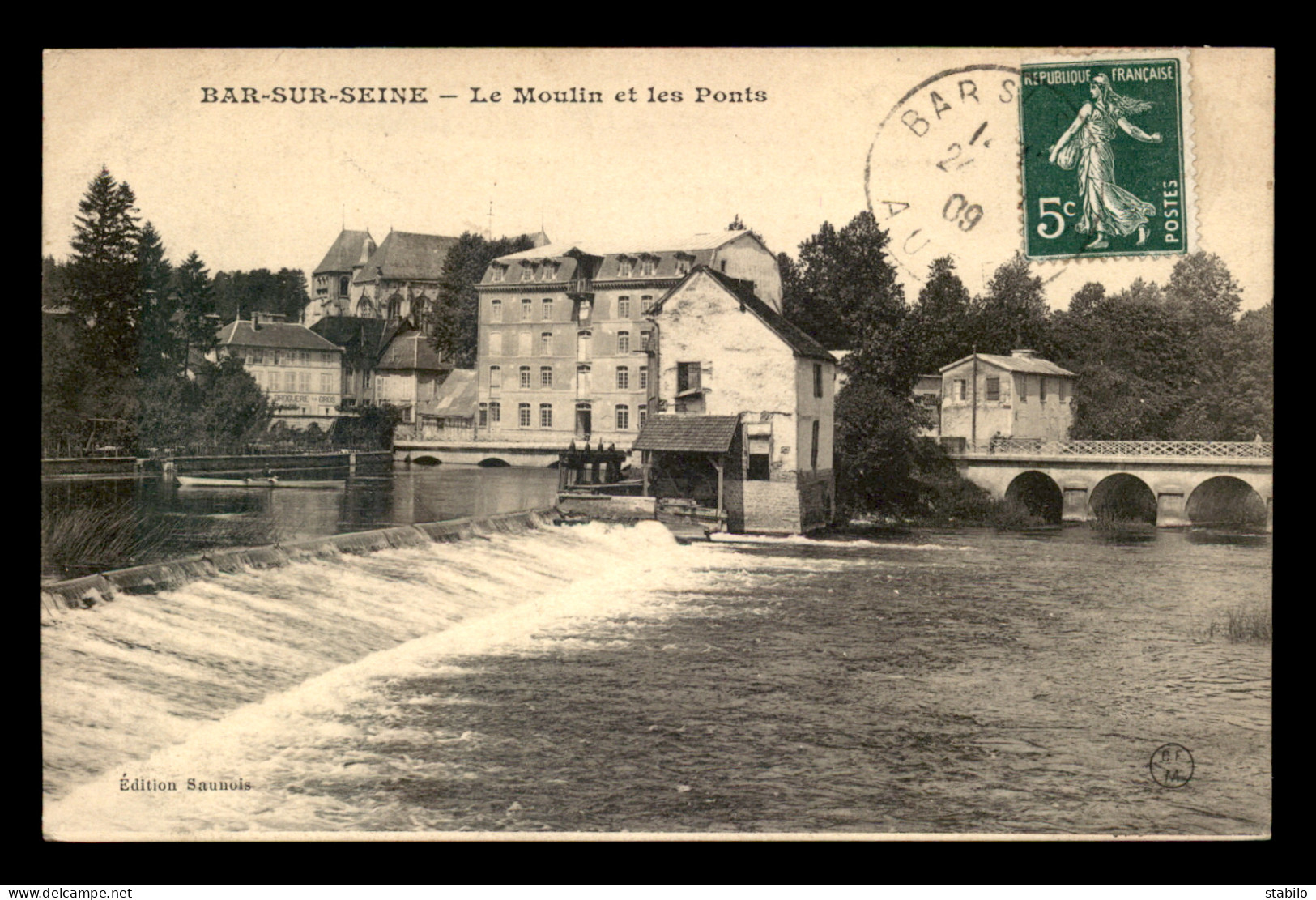 10 - BAR-SUR-SEINE - LE MOULIN A EAU ET LES PONTS - Bar-sur-Seine