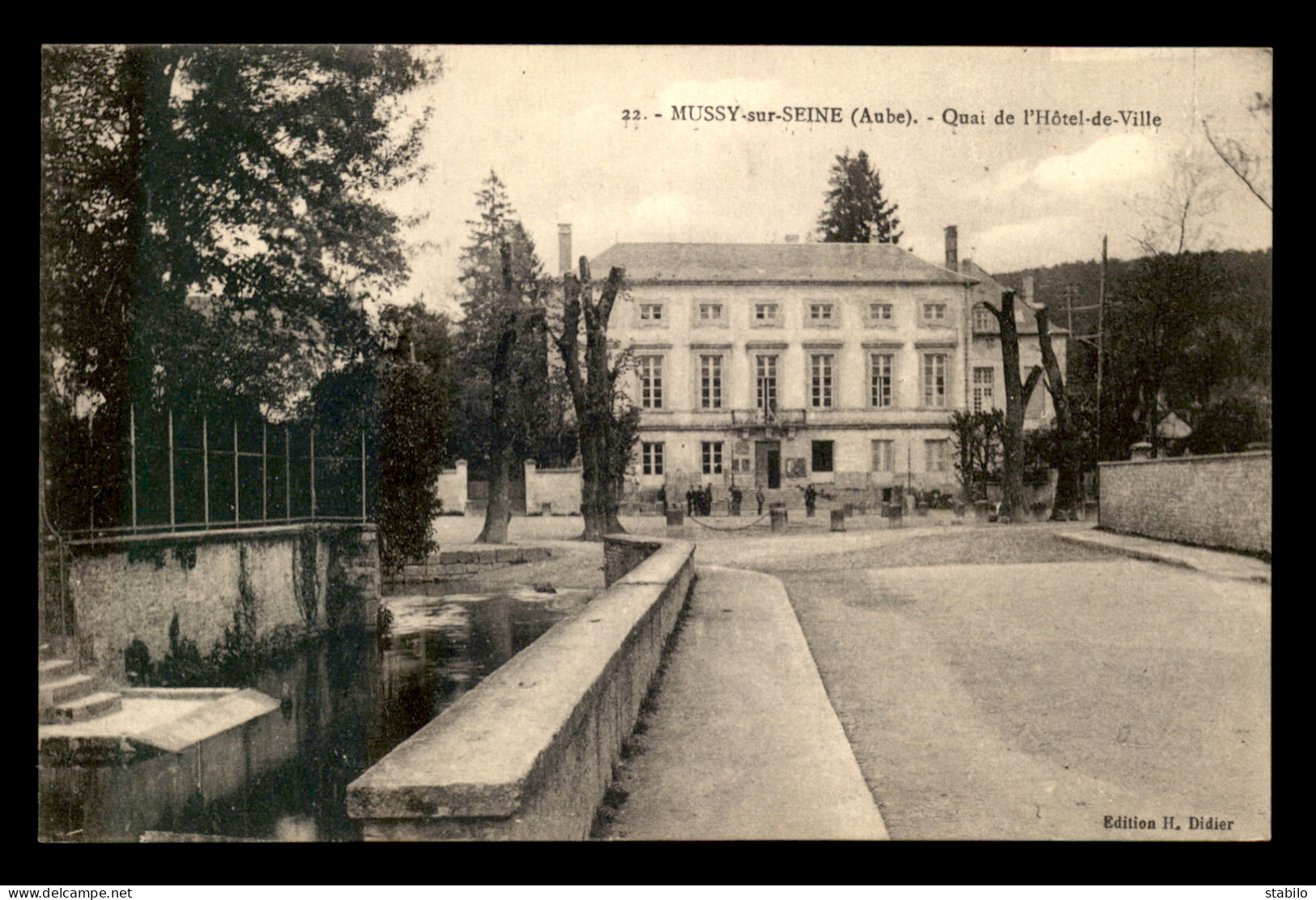 10 - MUSSY-SUR-SEINE - QUAI DE L'HOTEL DE VILLE - Mussy-sur-Seine