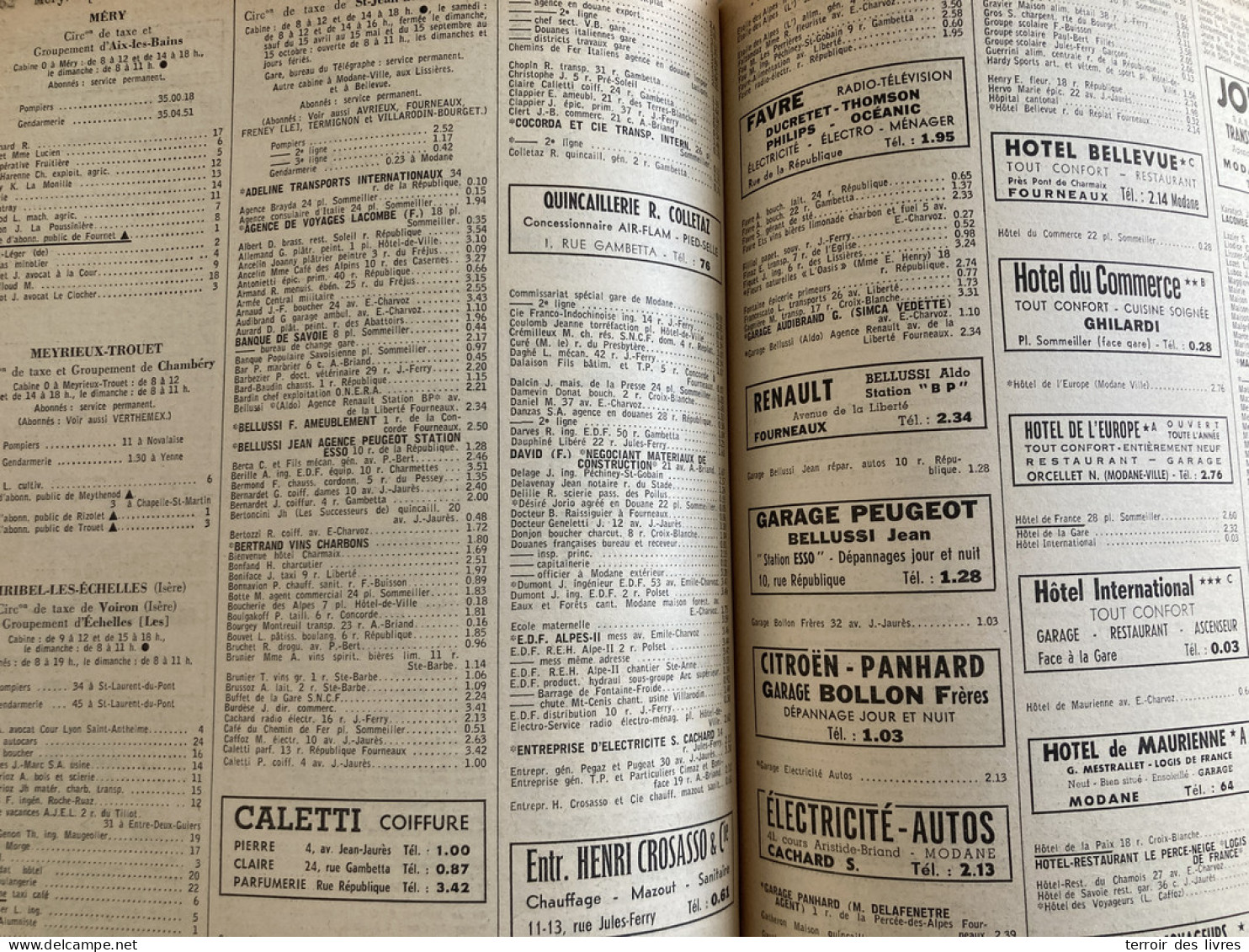 ANNUAIRE TELEPHONIQUE PTT SAVOIE 73 - 1964 Liste Particuliers Et Professionnels - Très Bon état D'usage - Alpes - Pays-de-Savoie