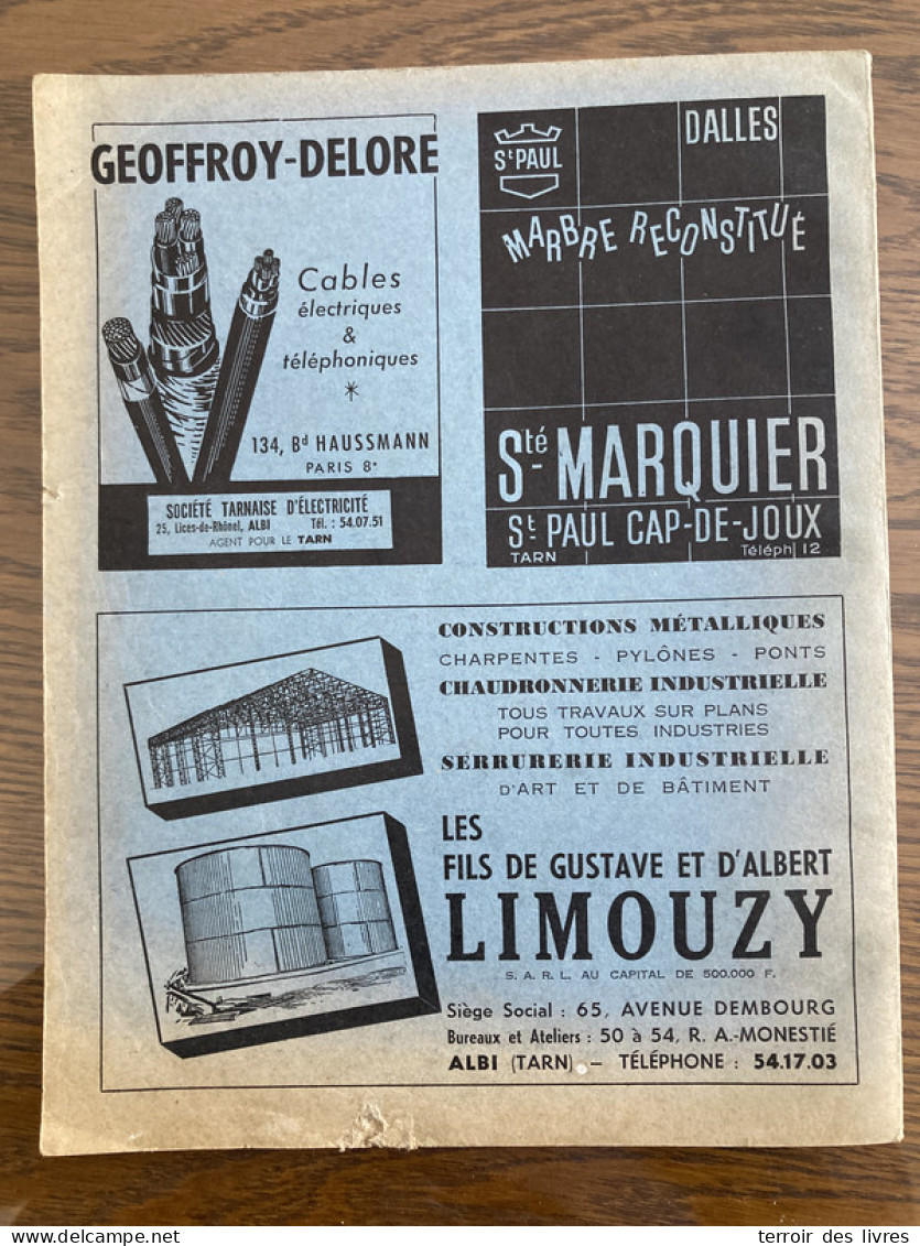 ANNUAIRE TELEPHONIQUE PTT TARN 81 - 1964 Liste Particuliers Et Professionnels - Très Bon état D'usage - Pays De Loire