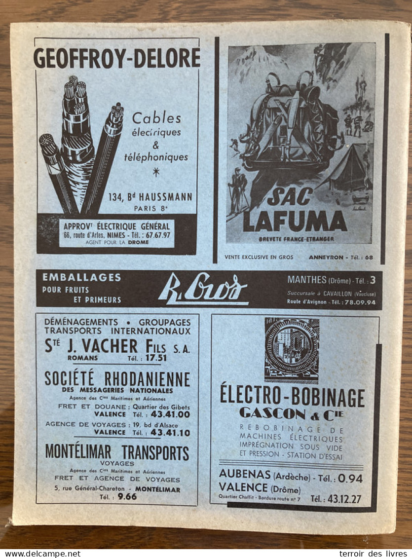 ANNUAIRE TELEPHONIQUE PTT DROME 26 - 1964 Liste Particuliers Et Professionnels - Très Bon état D'usage - Rhône-Alpes