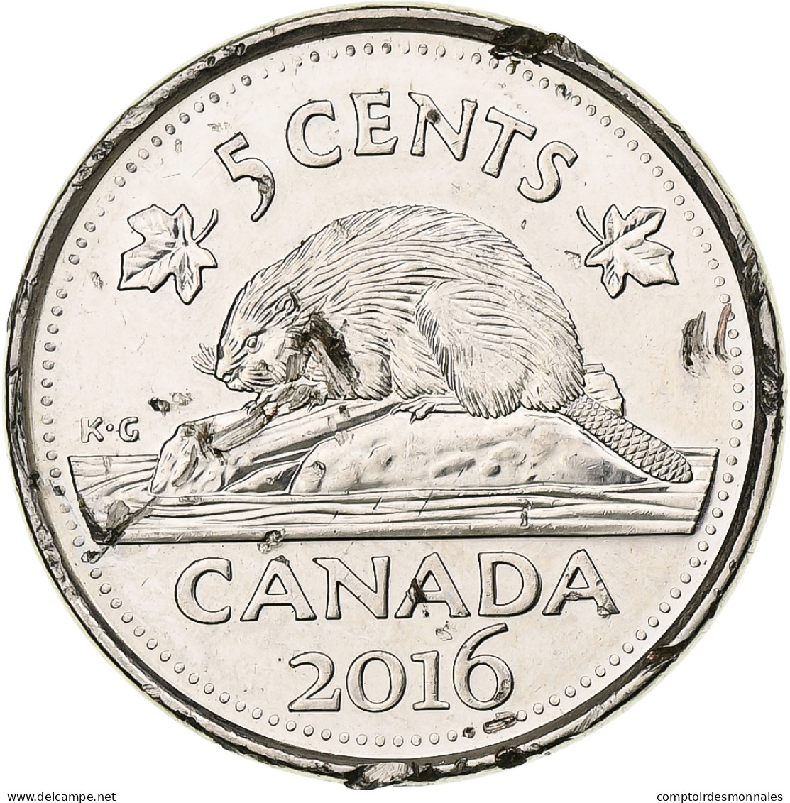 Canada, 5 Cents, 2016 - Canada