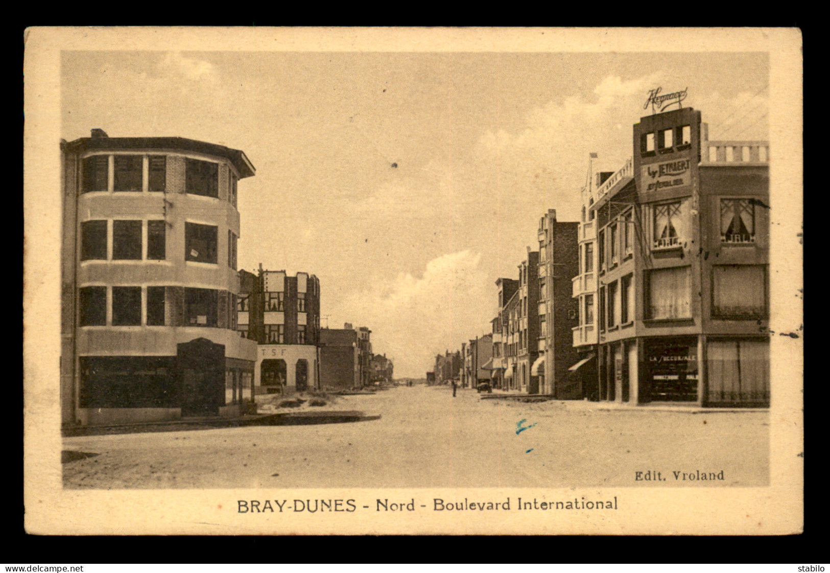 59 - BRAY-DUNES - BOULEVARD INTERNATIONAL - TIMBRE TAXE - Bray-Dunes