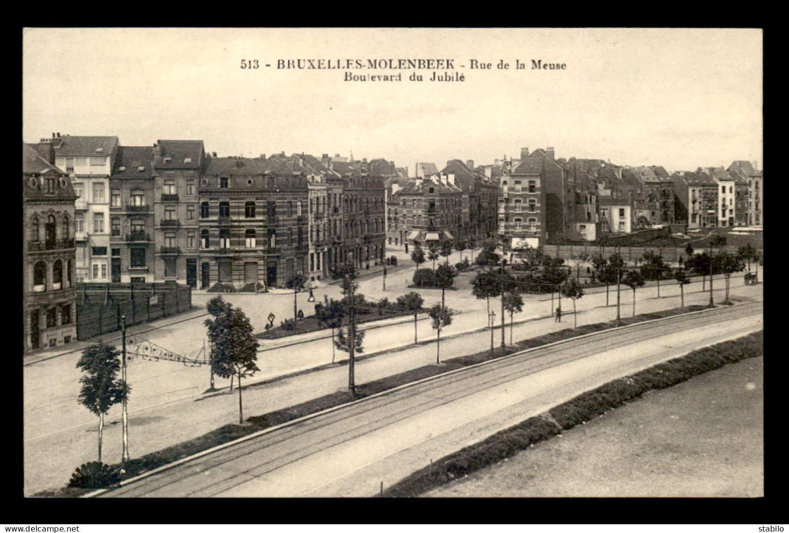 BELGIQUE - BRUXELLES - MOLENBEEK - RUE DE LA MEUSE - BOULEVARD DU JUBILE - Molenbeek-St-Jean - St-Jans-Molenbeek