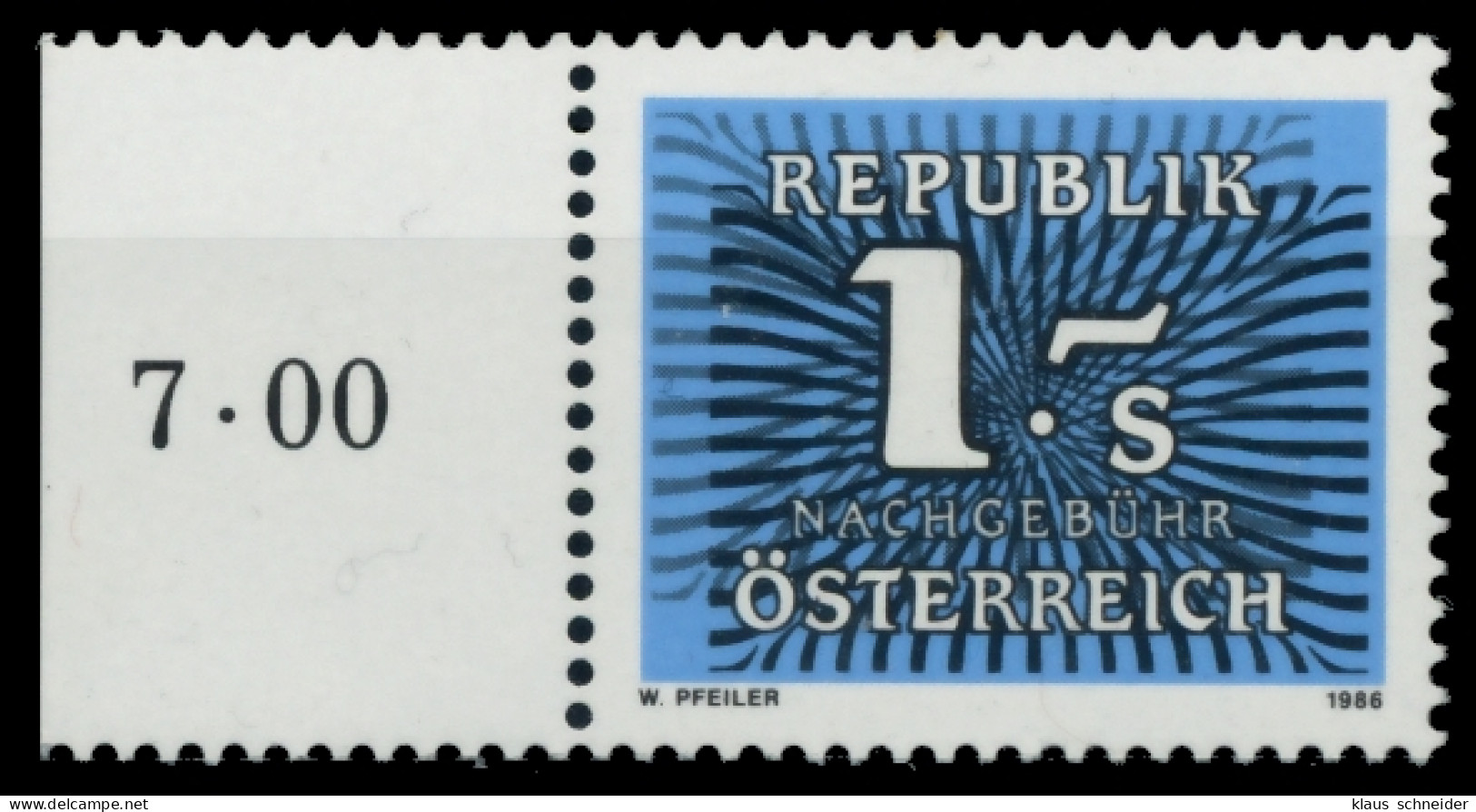ÖSTERREICH PORTOMARKEN 1985 89 Nr 262 Postfrisch ORA X6F21AE - Portomarken