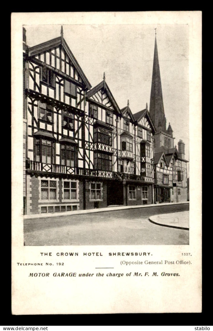 ANGLETERRE - SHREWSBURY - THE CROWN HOTEL - Shropshire