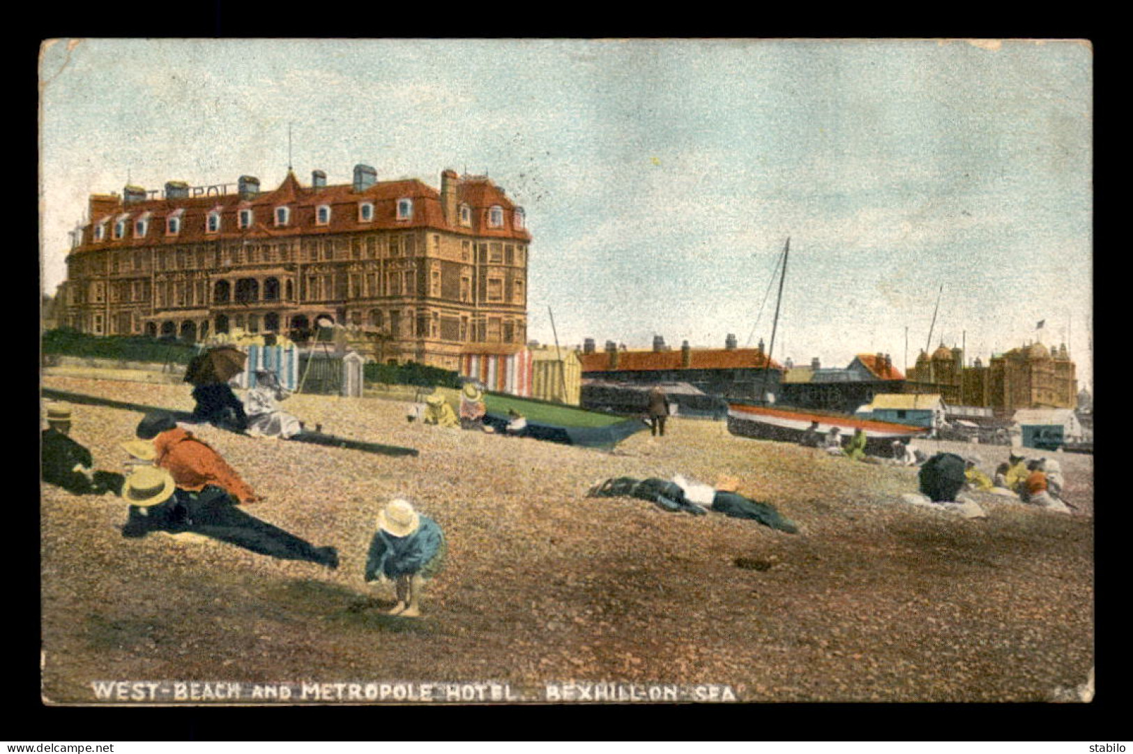 ANGLETERRE - BEXHILL-ON-SEA - WEST BEACH AND METROPOLE HOTEL - Surrey