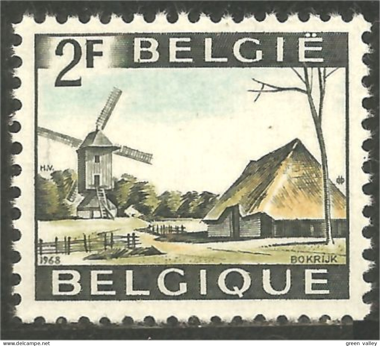 XW03-0049 Belgique Moulin Vent Bokrijk Windmill Molino Windmühle Mulino Windmolen MNH ** Neuf SC - Andere & Zonder Classificatie