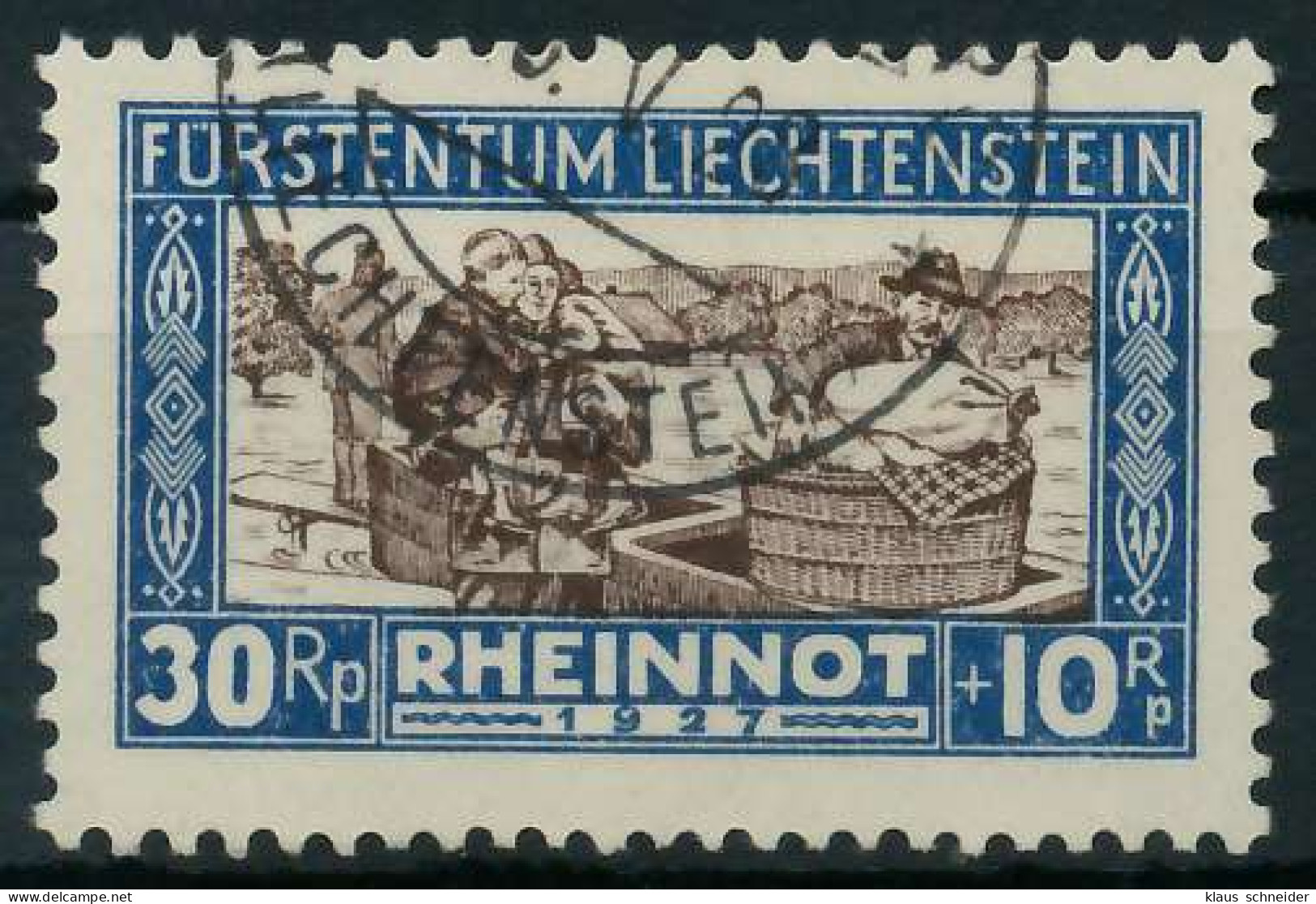 LIECHTENSTEIN 1928 Nr 81 Gestempelt X1E8DD2 - Used Stamps