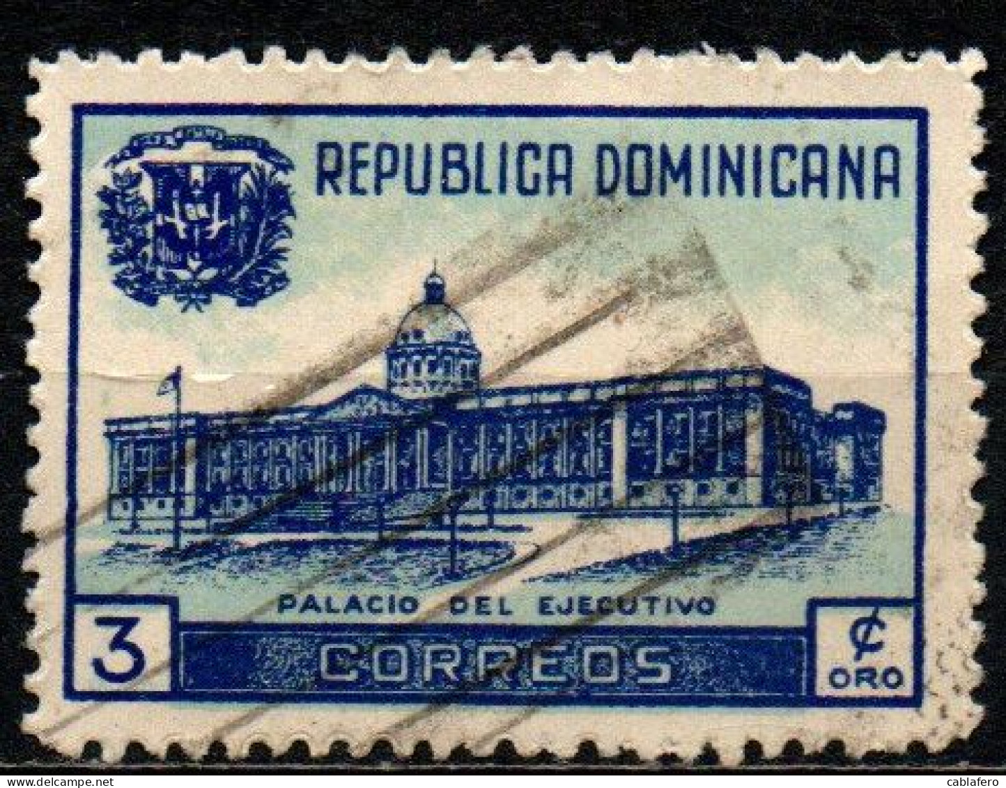 REPUBBLICA DOMENICANA - 1948 - PALAZZO DEL GOVERNO - USATO - Dominican Republic