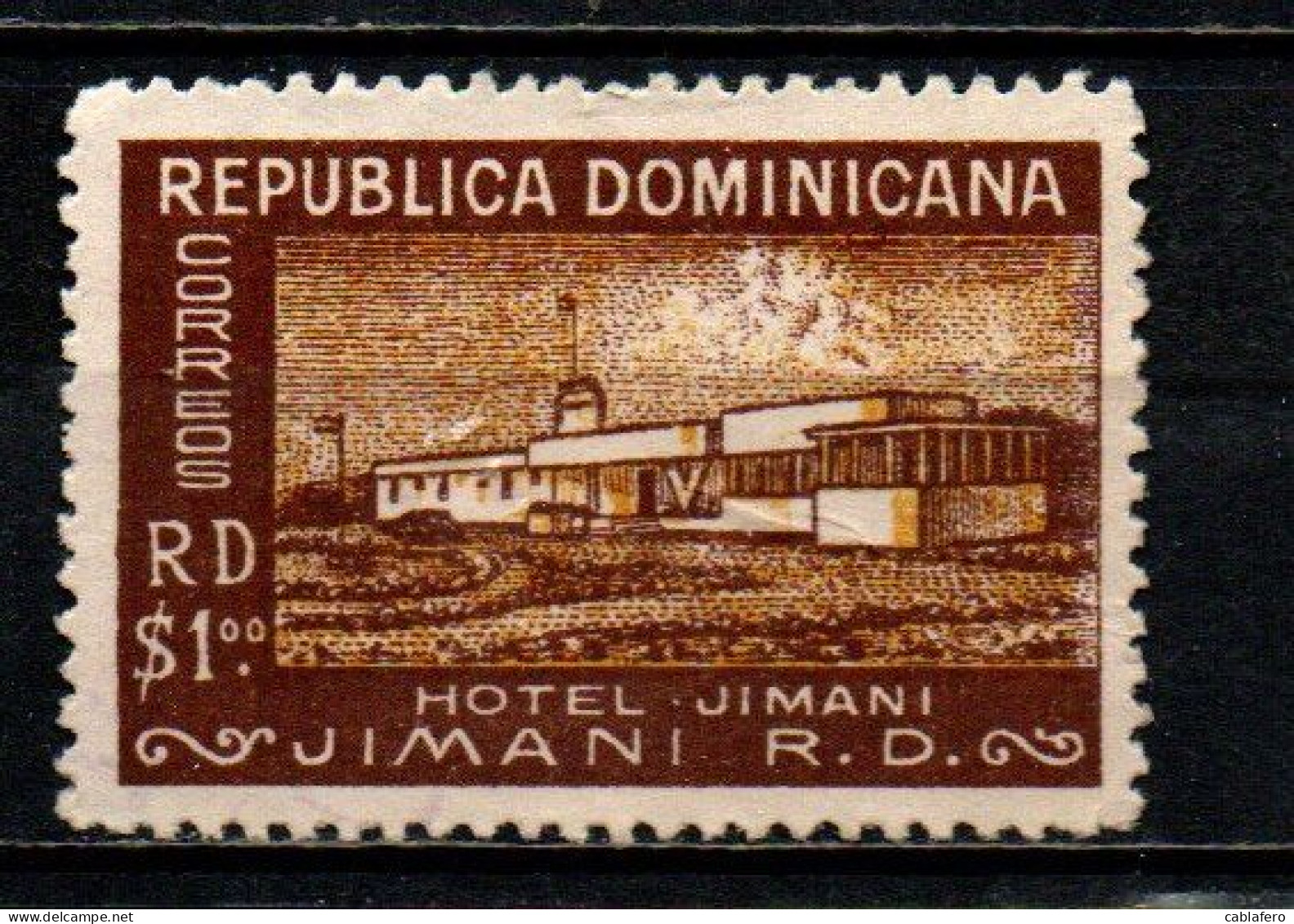 REPUBBLICA DOMENICANA - 1950 - HOTEL JIMANI - USATO - Dominican Republic