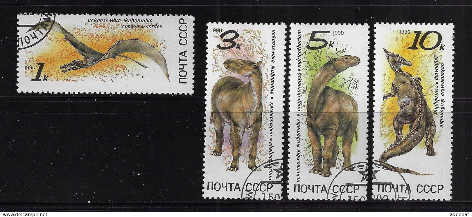 RUSSIA 1990 SCOTT #5920-5923  USED - Oblitérés