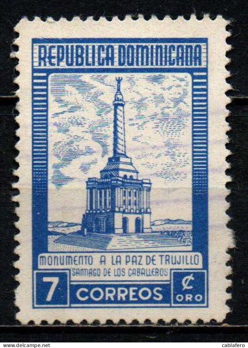 REPUBBLICA DOMENICANA - 1954 - MONUMENTO DELLA PACE - CITTA' DI TRUJILLO - USATO - Dominican Republic