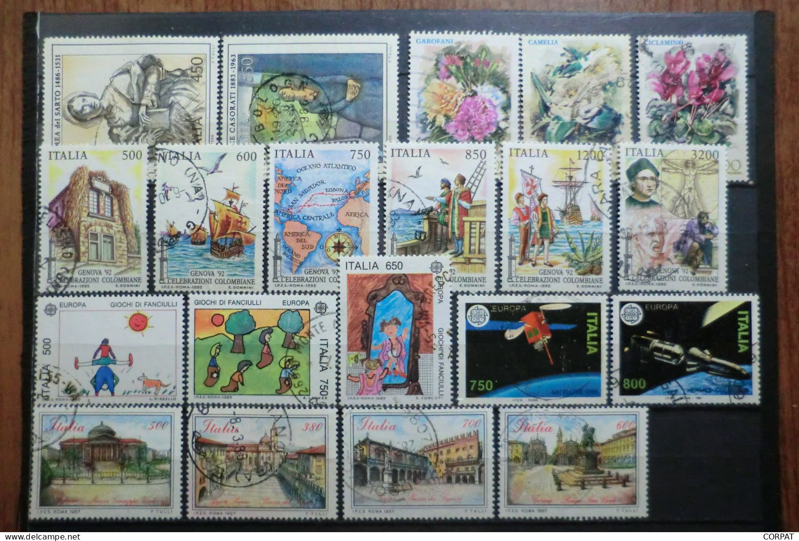 Italy.Lot Of Full Sets Used (9 Photos) - Collections