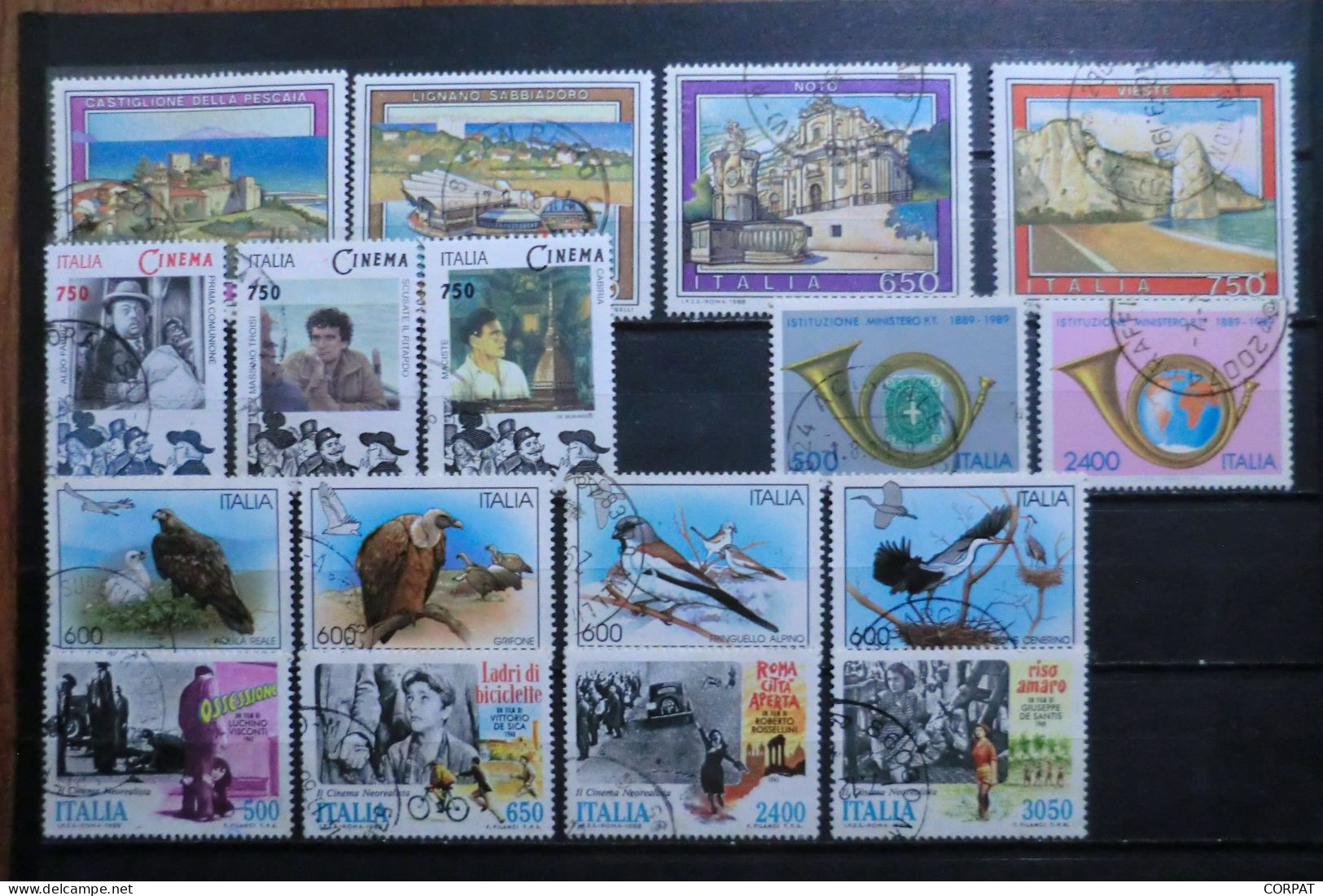 Italy.Lot Of Full Sets Used (9 Photos) - Lotti E Collezioni