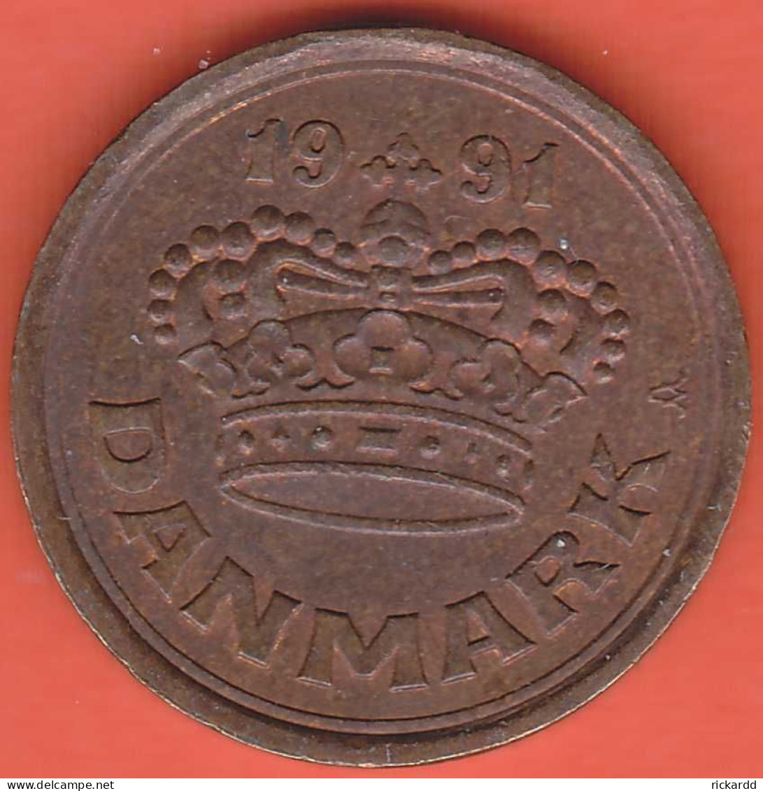 Denmark - 25öre 1991 - Danemark