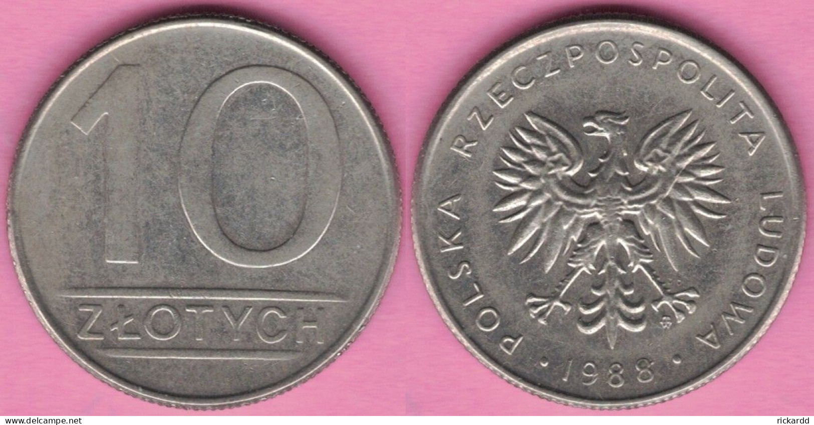 Poland - 10 Zlotych 1988 - Polen