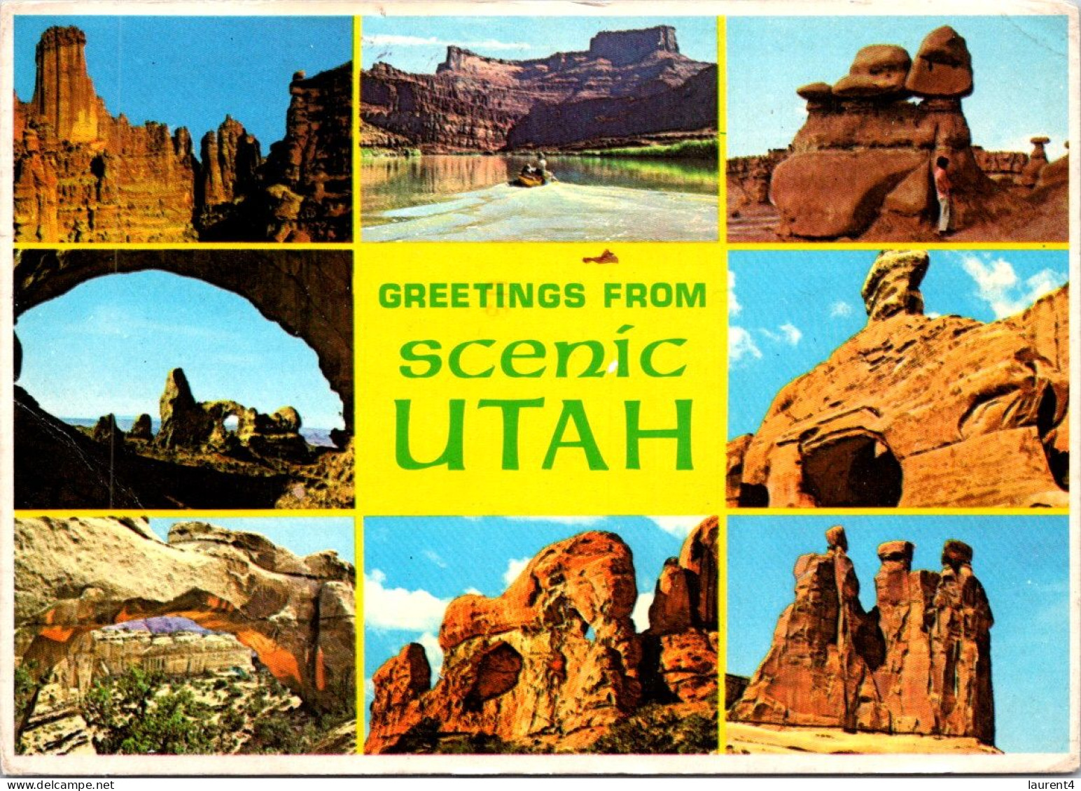 4-4-2024 (1 Z 4) USA - Utah (posted To France 1980) - Altri & Non Classificati