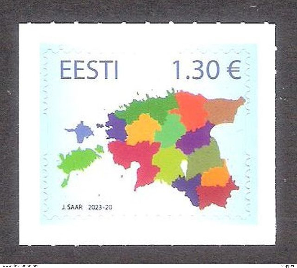 Estonian Counties Estonia 2023 MNH  Stamp  Mi 1079 - Estonia